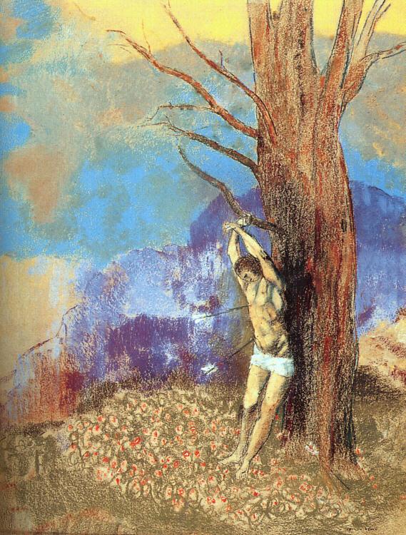 Odilon Redon Saint Sebastian Germany oil painting art